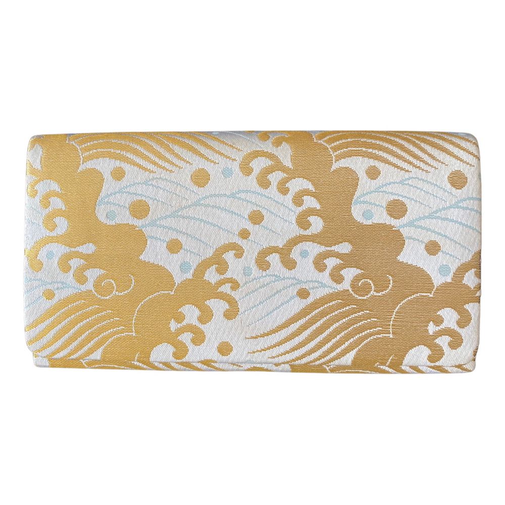 Kimono silk clutch