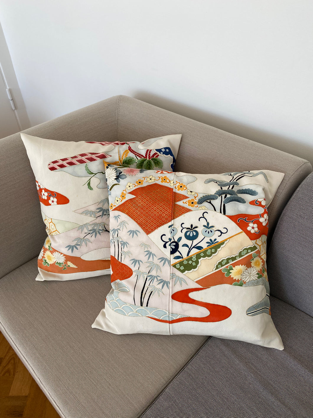 Re-silk cushion covers