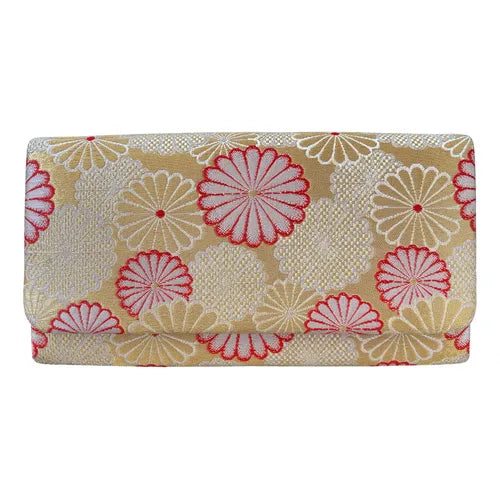 Kimono silk clutch